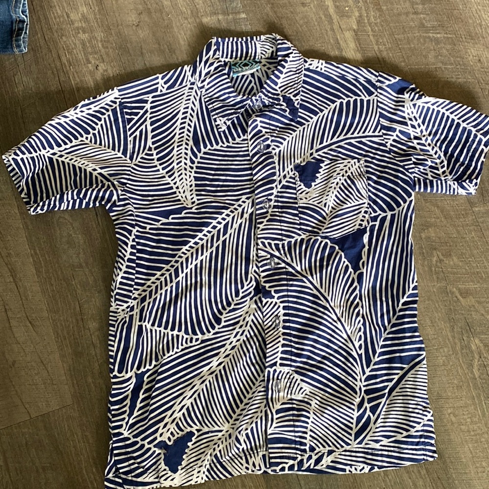 Little boys aloha shirt